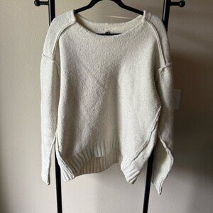 We The Free Off-White Crew Neck Sweater